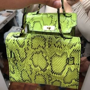 Fashionova Neon Green Handbag